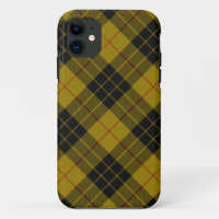 xadrez amarelo e preto do MacLeod tartan