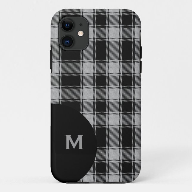 Capa Para iPhone 11 Xadrez Bonita Macphee Tartan (Verso)