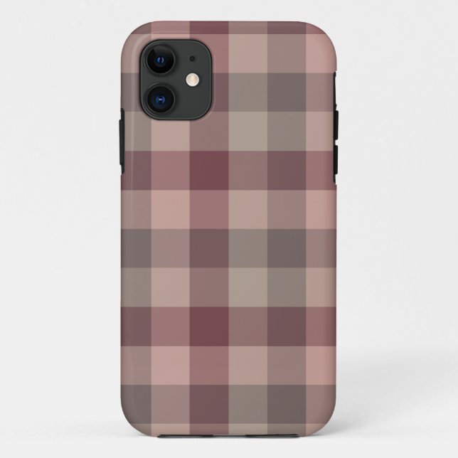 Capa Para iPhone 11 Xadrez de blushwood (Verso)
