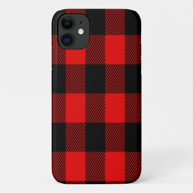 Capa Para iPhone 11 Xadrez de Buffalo (Verso)