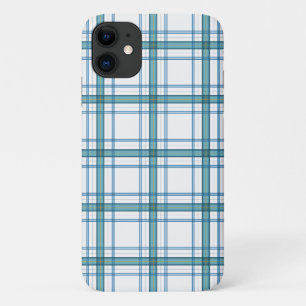 Capa Para iPhone 11 Xadrez em turquesa...
