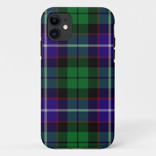 Capa Para iPhone 11 Xadrez Escocesa Clan Mitchell Tartan