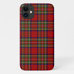 Capa Para iPhone 11 Xadrez Real Stewart Tartan Padrão Escocês
