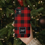 Capa Para iPhone 11 Xadrez Red Buffalo Moderna | Pessoal Inicial<br><div class="desc">Enrole seus entes queridos no calor e charme da Xadrez vermelha clássica com um toque pessoal. Seja por um aniversário,  aniversário,  ou apenas para mostrar a alguém que você se importa,  este presente personalizável certamente fará uma impressão duradoura.</div>