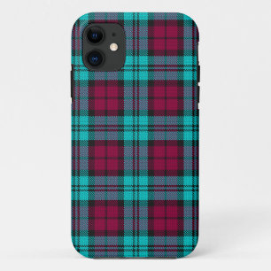 Capa Para iPhone 11 Xadrez Red Campbell Tartan Blackwatch