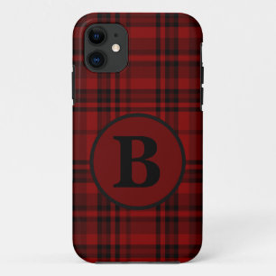CAPA PARA iPhone 11 XADREZ VERMELHO GINGHAM CASA DE CAMPO