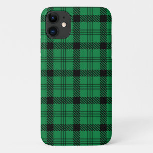 Capa Para iPhone 11 Xadrezes verdes e negras