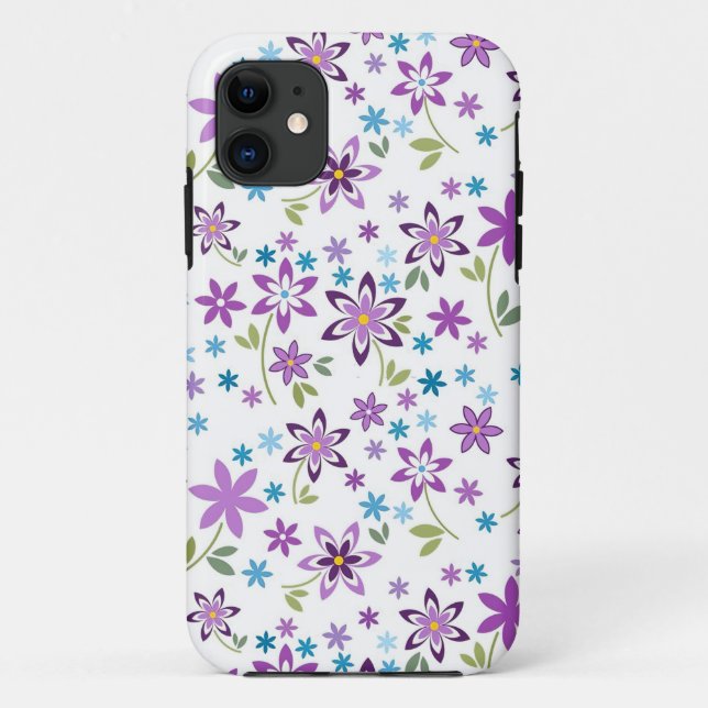 Capa Para iPhone 11 Xmas Gift Bonito Ditsy Floral (Verso)