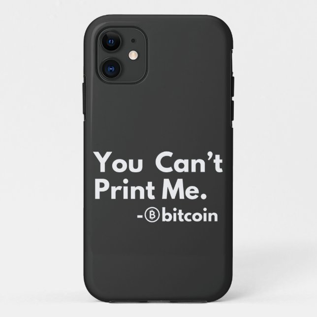 Capa Para iPhone 11 you cant PRINT me (Verso)