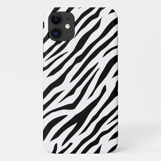 Capa Para iPhone 11 Zebra (Verso)