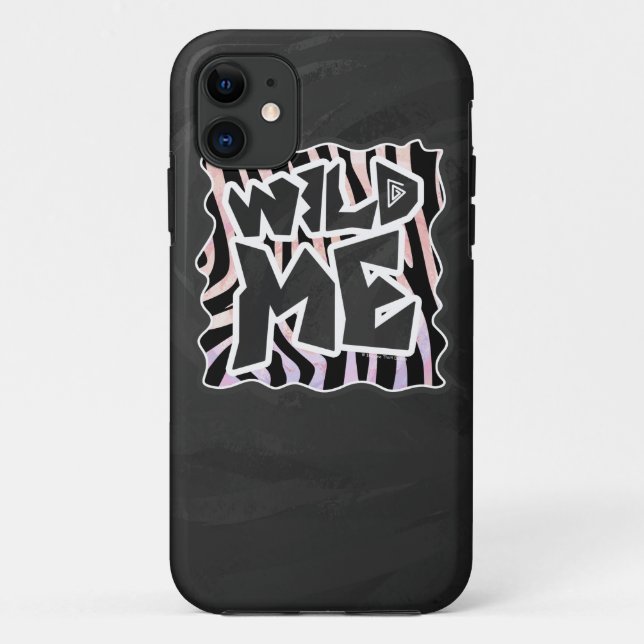 Capa Para iPhone 11 Zebra Black e Pink Wild (Verso)