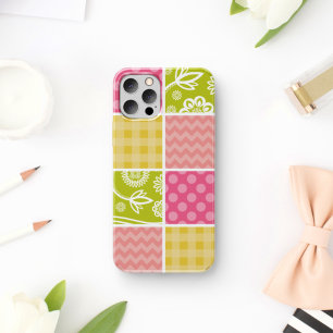 Capa Para iPhone 11 Zigzag, Chevron, Bolinhas, Gingham, Patchwork