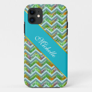 Capa Para iPhone 11 ZigZag de Vidro Estreitado