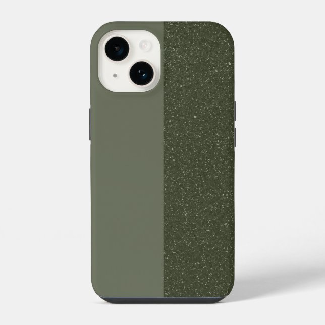 Capa para iPhone 14 com Textura Dividida Personali (Verso)