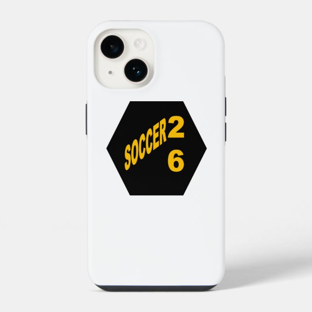 Capa para iPhone 14  FUTEBOL  26 (Verso)