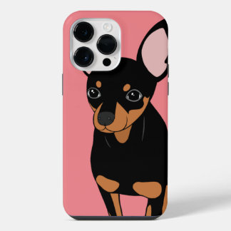 Capa para iPhone 14 Miniature Pinscher Min Pin