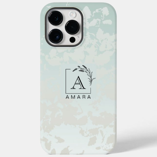 Capa para iPhone 14 Pro Max com Monograma Personal (Verso)