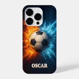 Capa para iPhone 14 Pro Personalizada de Futebol/D