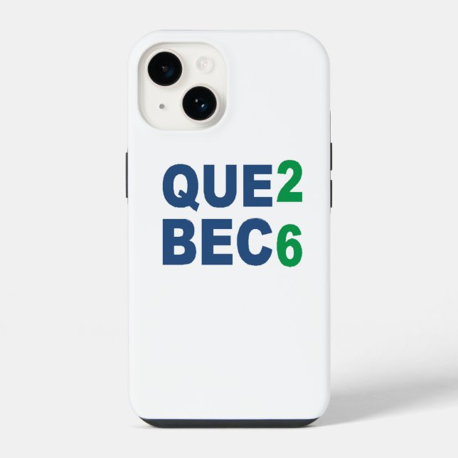 Capa para iPhone 14 QUEBEC 26 (Verso)