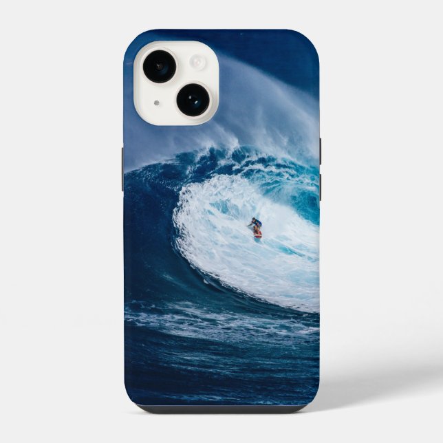 Capa para iPhone 14 - Surfista  (Verso)