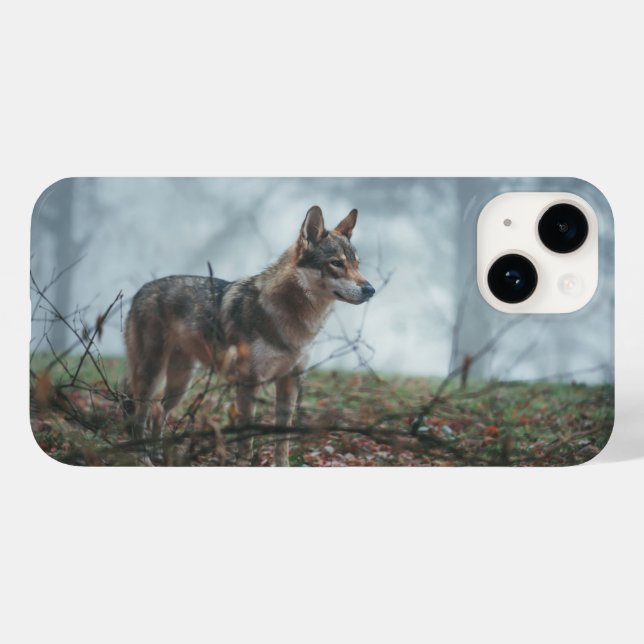 Capa para iPhone 14 Wolfdog (Verso (horizontal))