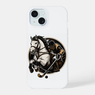 Capa para iPhone 15 com Arte de Cavalo Majestoso -
