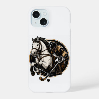 Capa para iPhone 15 com Arte de Cavalo Majestoso -