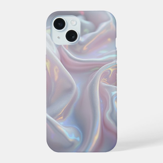Capa para Iphone 15 com holograma suave (Verso)