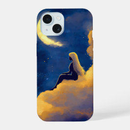 Capa para iPhone 15 Moonlit Clouds 