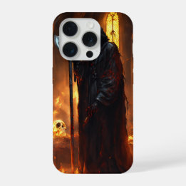 Capa para iPhone 15 Pro com Arte de Death Metal