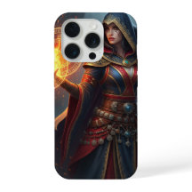 Capa para iPhone 15 Pro Feiticeira Épica Lançadora