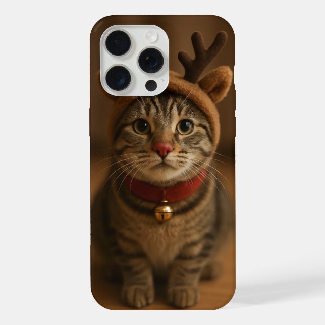 Capa para iPhone 15 Pro Max Rudolph o Gato (Verso)