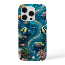 Capa para iPhone 15 Pro Underwater Pearl Reef – Oc