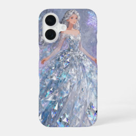 Capa para iPhone 16 da Princesa do Gelo – Rainha M