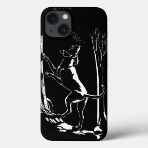 Capa para iPhone 4 Hound Dog Arte de Cão de Caça