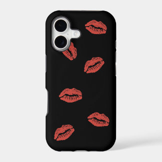 Capa para iPhone 5 Beijo de Lábios Vermelhos