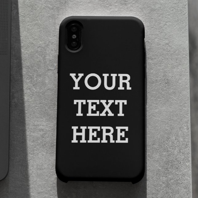 Capa Para iPhone Adicione seu próprio texto personalizado aqui pret (Criador carregado)