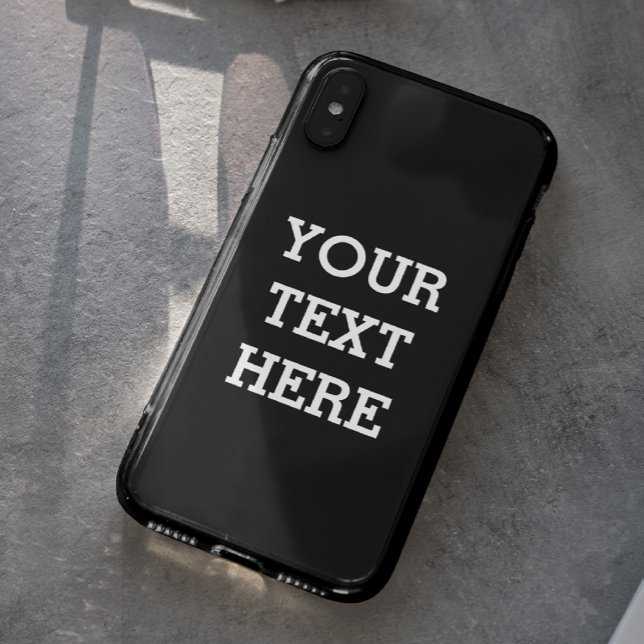 Capa Para iPhone Adicione seu próprio texto personalizado aqui pret (Criador carregado)