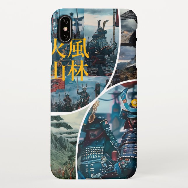 Capa Para iPhone Armadura do Samurai Art Shogun, Cobrir telefônico (Verso)