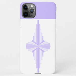 Capa Para iPhone Art Deco Pattern in Lilac