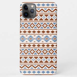 Capa Para iPhone Aztec Essência Padrão II Rust Blue Cream