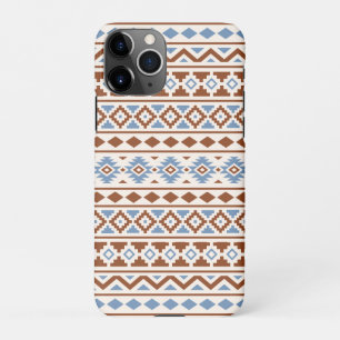 Capa Para iPhone Aztec Essência Padrão II Rust Blue Cream