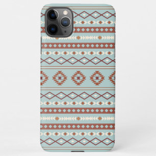 Capa Para iPhone Aztec Padrões de Motif Mistos Rastreamento Azul
