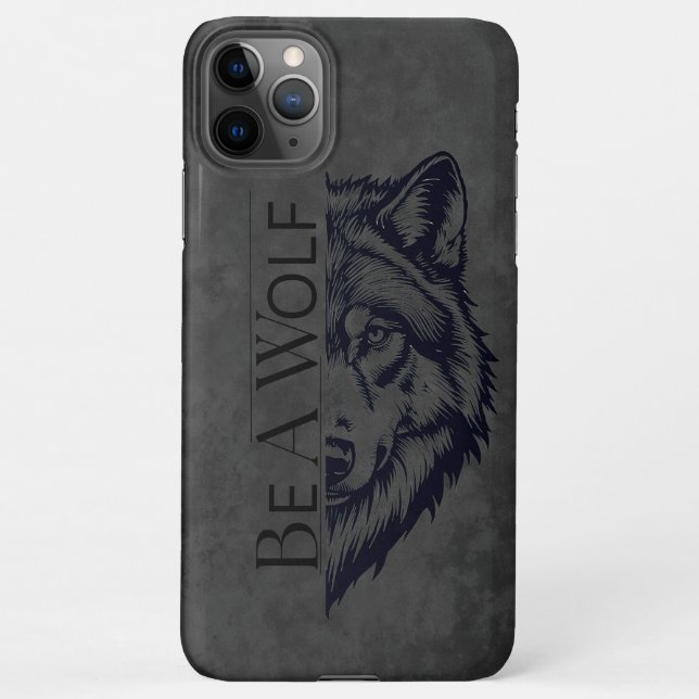 Capa Para iPhone Be a wolf (Verso)
