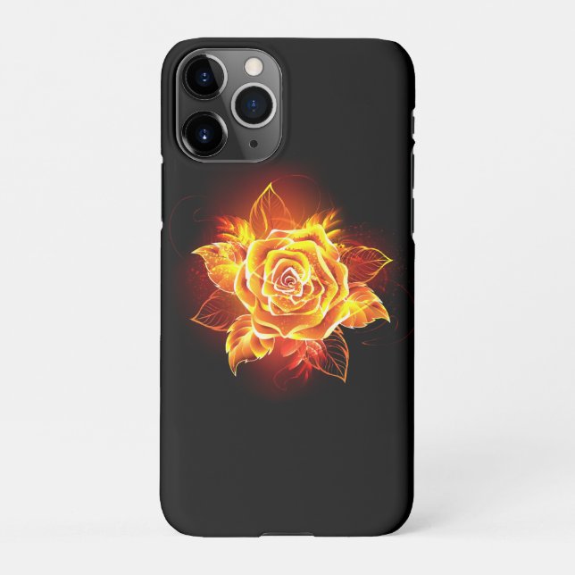 Capa Para iPhone Blooming Fire Rosa (Verso)
