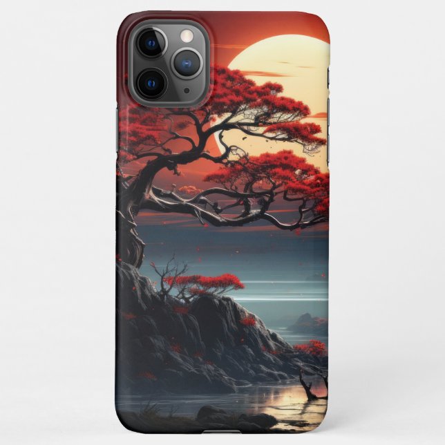 Capa Para iPhone Bonsai Tree (Verso)