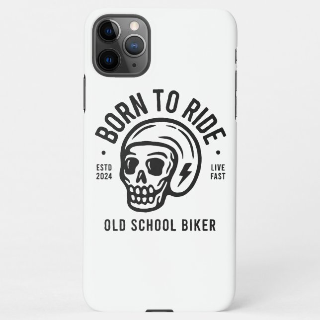 Capa Para iPhone Born to Ride (Verso)