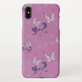 Capa Para iPhone Butterfly Joy iPhone XS Max Case (Roxo)