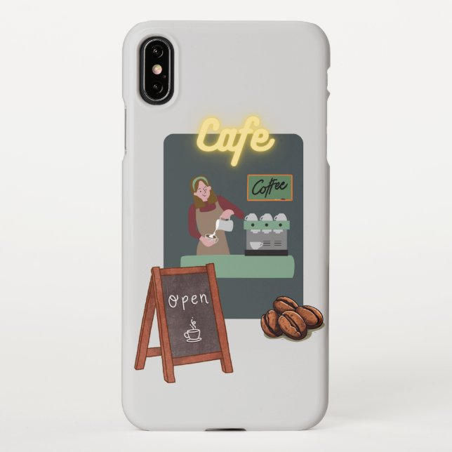 Capa Para iPhone Cafe phone (Verso)