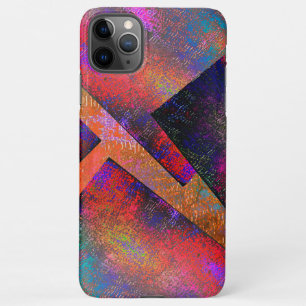 Capa Para iPhone Camadas de imagens rústicas coloridas organizadas